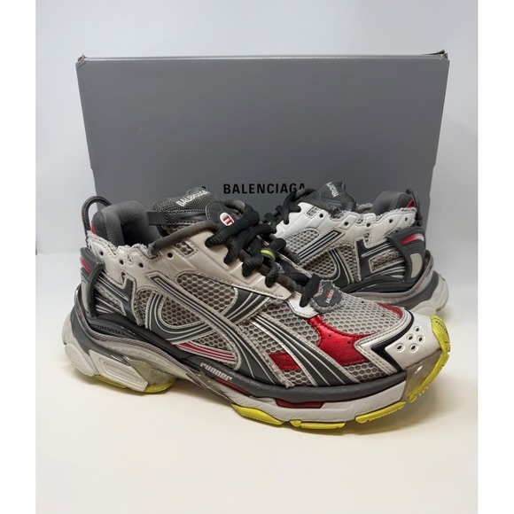 Balenciaga Other - Balenciaga Runner Sneaker Red/Yellow Size 11 US 44 EU